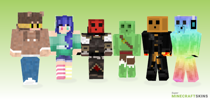 Slime Minecraft Skins - Best Free Minecraft skins for Girls and Boys