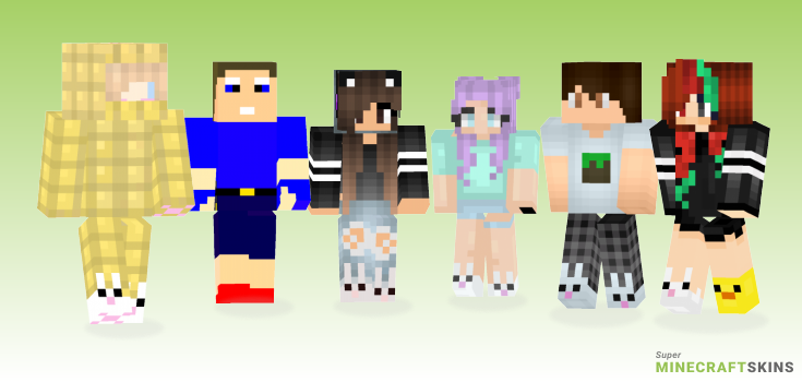 Slippers Minecraft Skins - Best Free Minecraft skins for Girls and Boys