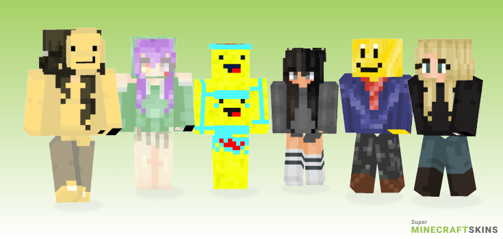 Smile Minecraft Skins - Best Free Minecraft skins for Girls and Boys