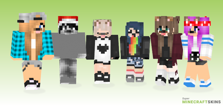Snapchat Minecraft Skins - Best Free Minecraft skins for Girls and Boys