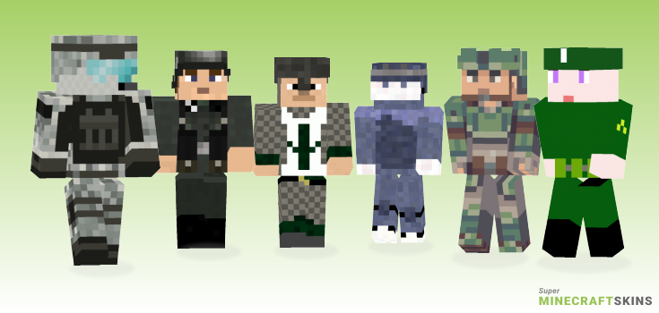 Soldier Minecraft Skins - Best Free Minecraft skins for Girls and Boys