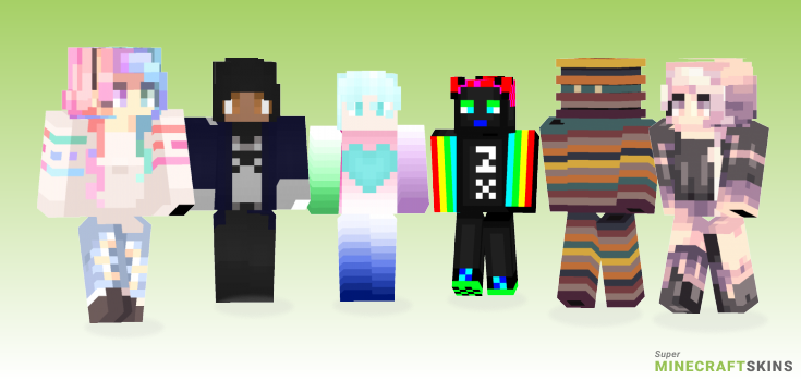 Spectrum Minecraft Skins - Best Free Minecraft skins for Girls and Boys