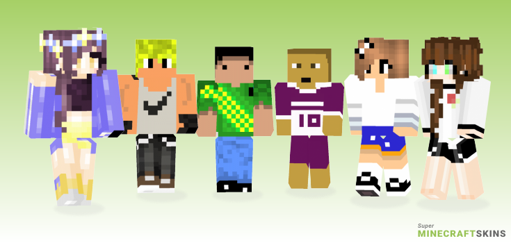 Sports Minecraft Skins - Best Free Minecraft skins for Girls and Boys