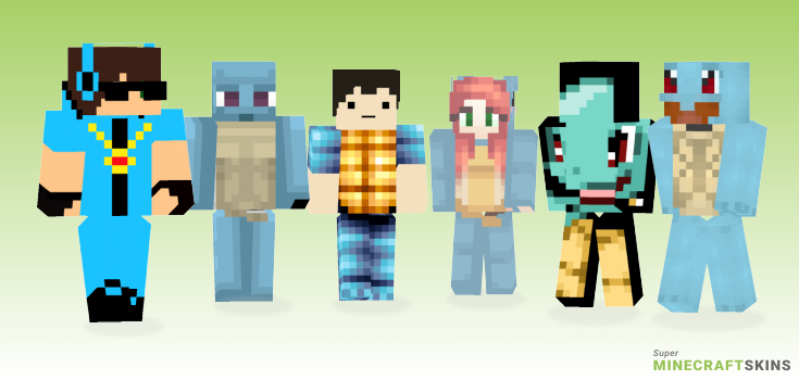 Squirtle Minecraft Skins - Best Free Minecraft skins for Girls and Boys