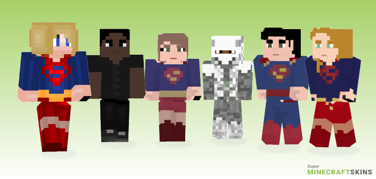 Supergirl cw Minecraft Skins - Best Free Minecraft skins for Girls and Boys