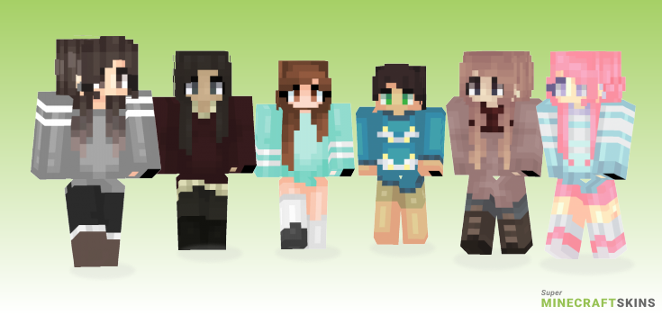 Sweaters Minecraft Skins - Best Free Minecraft skins for Girls and Boys