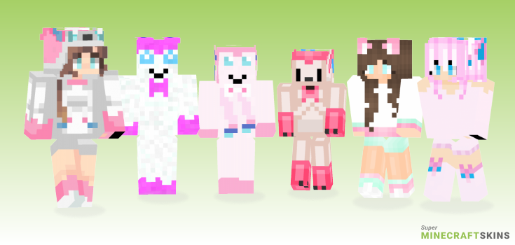 Sylveon Minecraft Skins - Best Free Minecraft skins for Girls and Boys