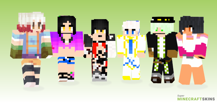Tales Minecraft Skins - Best Free Minecraft skins for Girls and Boys