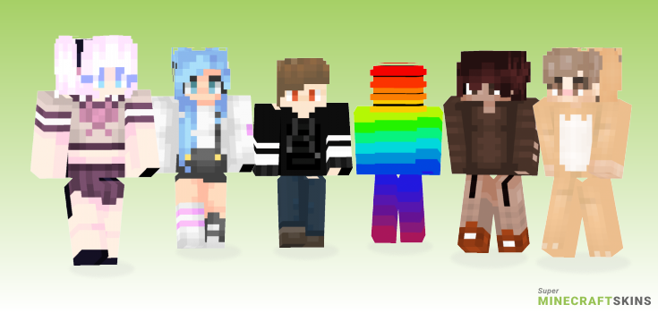 Thingy Minecraft Skins - Best Free Minecraft skins for Girls and Boys