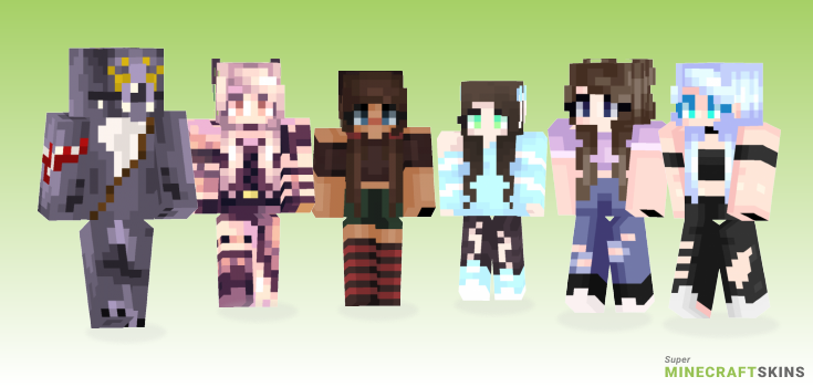 Thinking Minecraft Skins - Best Free Minecraft skins for Girls and Boys