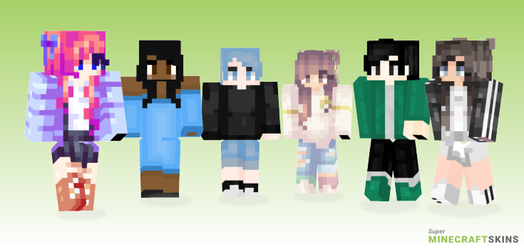 Thoughts Minecraft Skins - Best Free Minecraft skins for Girls and Boys