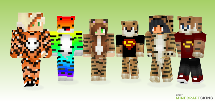 Tiger Minecraft Skins - Best Free Minecraft skins for Girls and Boys