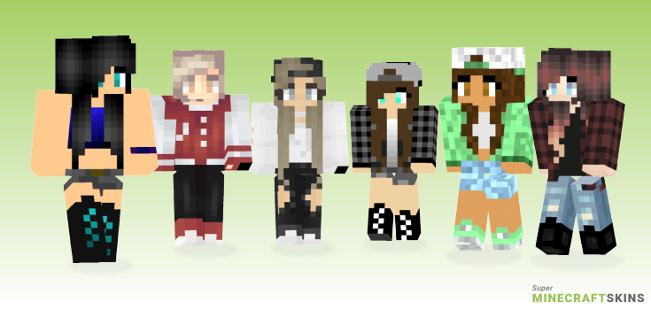 Tomboy Minecraft Skins - Best Free Minecraft skins for Girls and Boys