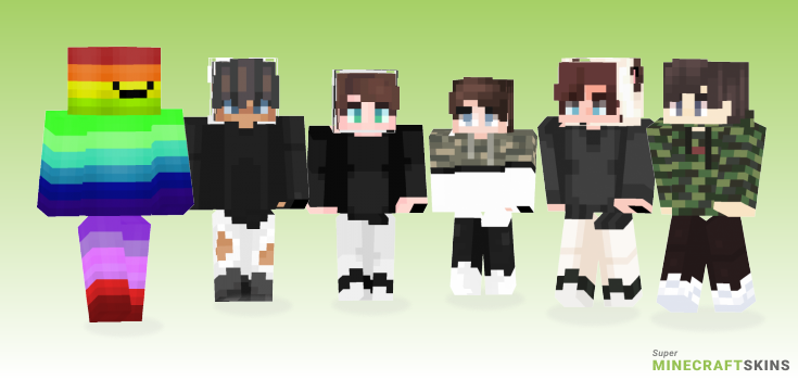 Toomanypixels Minecraft Skins - Best Free Minecraft skins for Girls and Boys