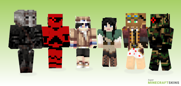 Traveler Minecraft Skins - Best Free Minecraft skins for Girls and Boys