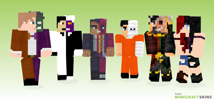 Two face Minecraft Skins - Best Free Minecraft skins for Girls and Boys