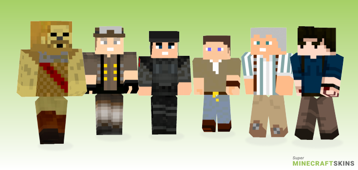 Uncharted Minecraft Skins - Best Free Minecraft skins for Girls and Boys