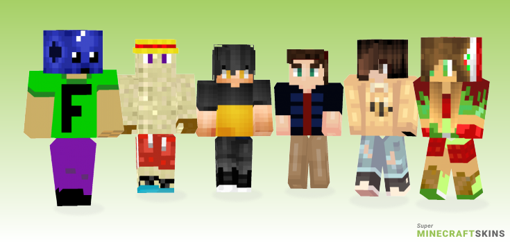 Very first Minecraft Skins - Best Free Minecraft skins for Girls and Boys