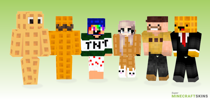 Waffle Minecraft Skins - Best Free Minecraft skins for Girls and Boys