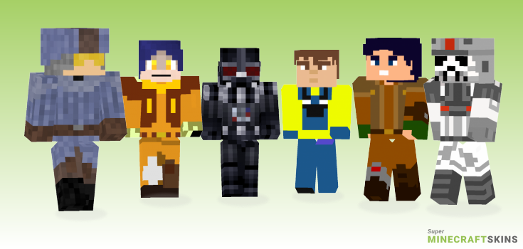 Wars rebels Minecraft Skins - Best Free Minecraft skins for Girls and Boys
