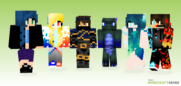 Water Minecraft Skins - Best Free Minecraft skins for Girls and Boys