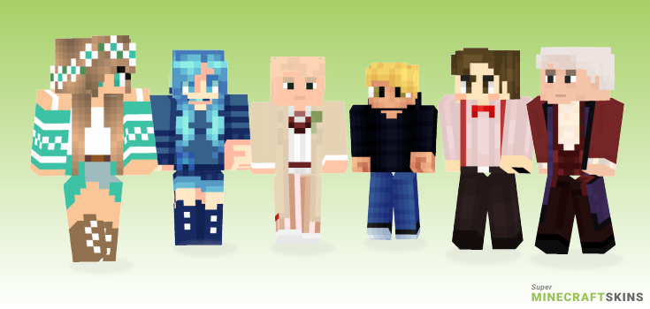Who Minecraft Skins - Best Free Minecraft skins for Girls and Boys