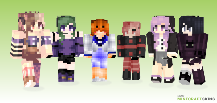 Witches Minecraft Skins - Best Free Minecraft skins for Girls and Boys