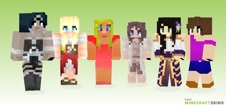 Woman Minecraft Skins - Best Free Minecraft skins for Girls and Boys