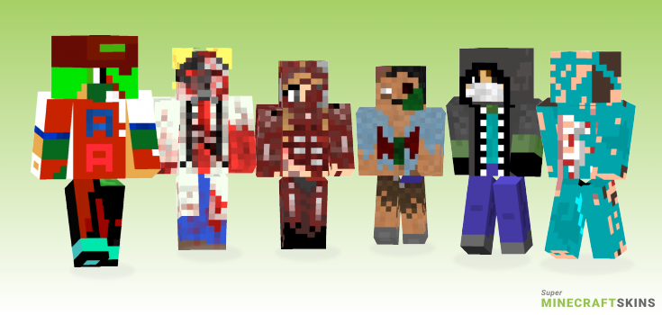 Zombie Minecraft Skins - Best Free Minecraft skins for Girls and Boys