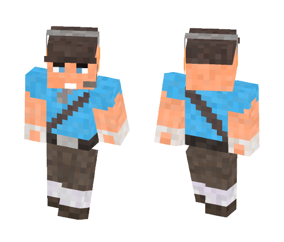 BLU Scout - Team Fortress 2 - Male Minecraft Skins - image 1