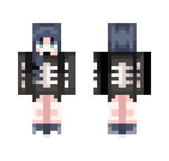 Spoopy Scary Skelly - Female Minecraft Skins - image 2