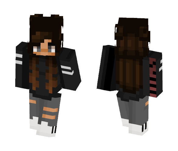 ???????????????????????? - Gray - Female Minecraft Skins - image 1