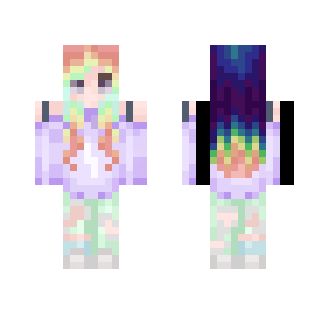 Kawaii Rainbow Girl - Girl Minecraft Skins - image 2