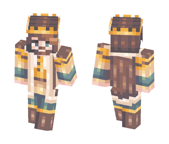 Golden King - Male Minecraft Skins - image 1