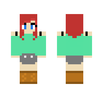 Redhead Girl - Girl Minecraft Skins - image 2