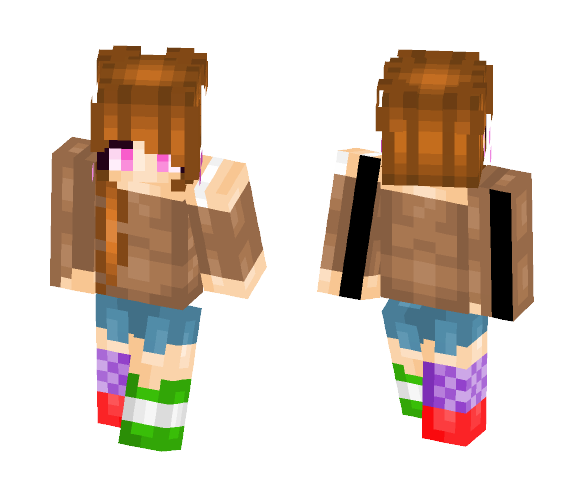 Ginger Bread Girl (Undecorated) - Girl Minecraft Skins - image 1