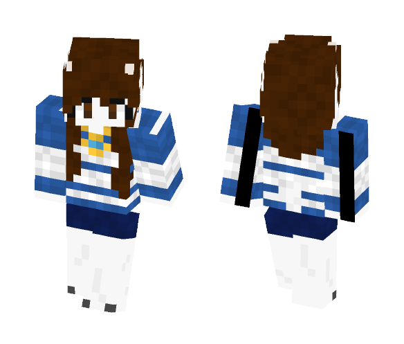 Kami Horauchi (Overtale) - Female Minecraft Skins - image 1