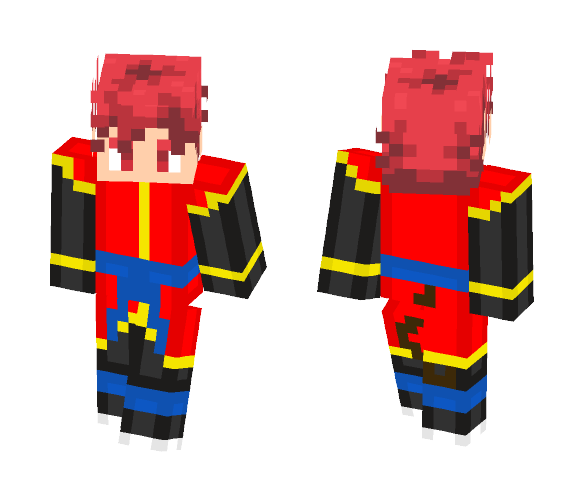 Beat (Super Saiyan God) - Male Minecraft Skins - image 1