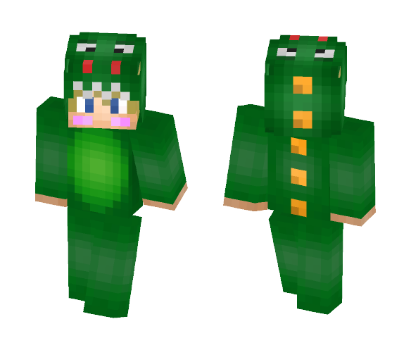 Dino Onesie Boy - Boy Minecraft Skins - image 1