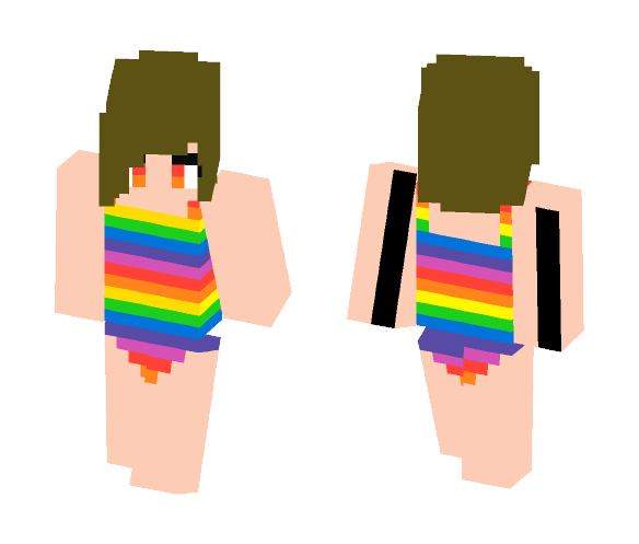 Girl - Rainbow Swimming Costume