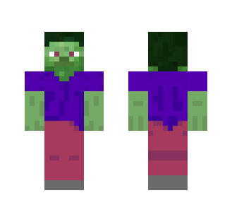 Steve Zombie - Male Minecraft Skins - image 2