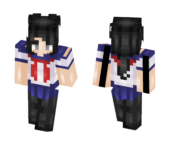 Ayano Aishi - Female Minecraft Skins - image 1