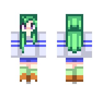 Cloudy with a Chance of Horns - Female Minecraft Skins - image 2