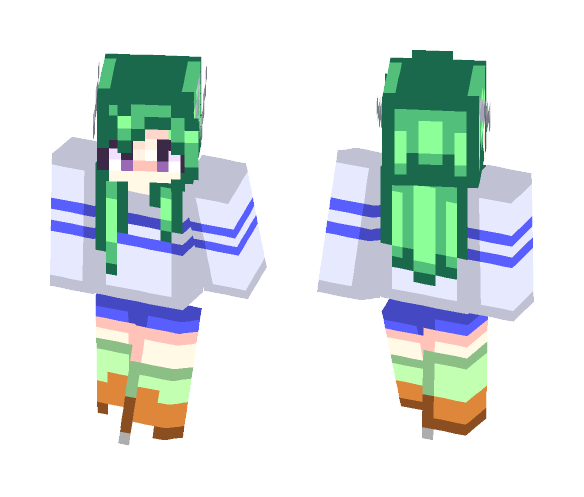 Cloudy with a Chance of Horns - Female Minecraft Skins - image 1