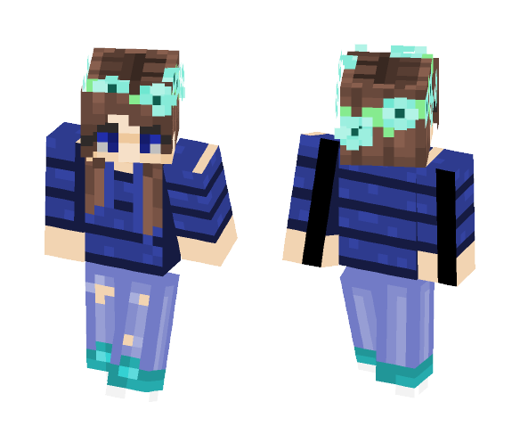 For Silhouetted_star! ~Piano~ - Female Minecraft Skins - image 1