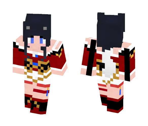 Download Free League of Legends - New Dawn Ahri Skin for Minecraft image 1 League of Legends - New Dawn Ahri - Female Minecraft Skins - image 1
