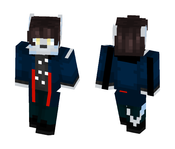 ⚙ Aqua Dintalysk ⚙ - Male Minecraft Skins - image 1