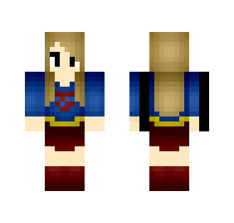 Supergirl (Shaded): CW - MrFlameYT - Female Minecraft Skins - image 2