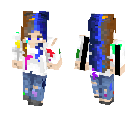Pixel painting - Female Minecraft Skins - image 1