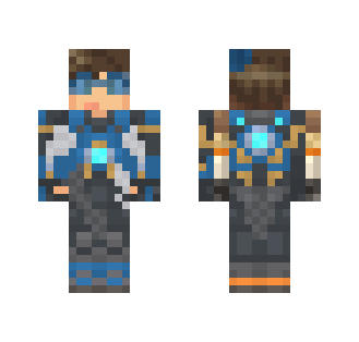 Overwatch - Cadet Oxton - Female Minecraft Skins - image 2